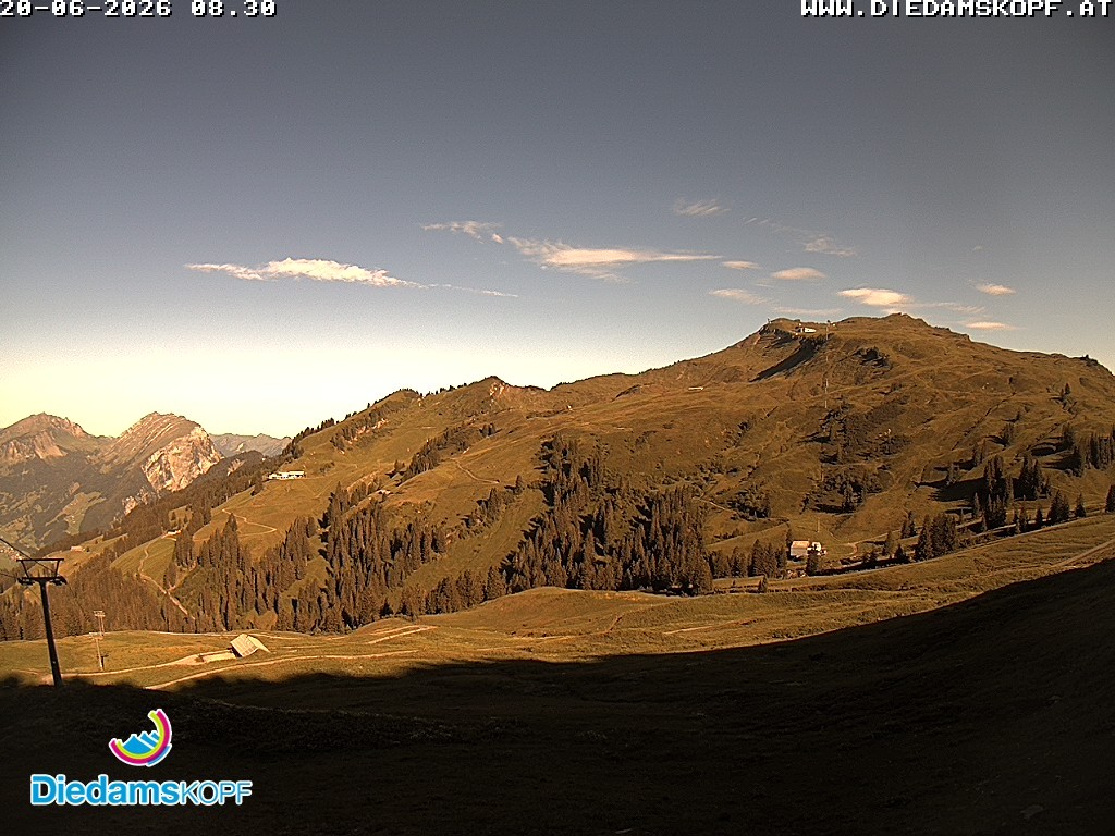 Archiv Foto Webcam Panorama Diedamskopf von der Breitenalpe