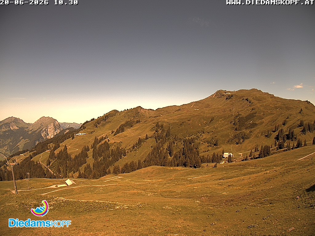 Archiv Foto Webcam Panorama Diedamskopf von der Breitenalpe