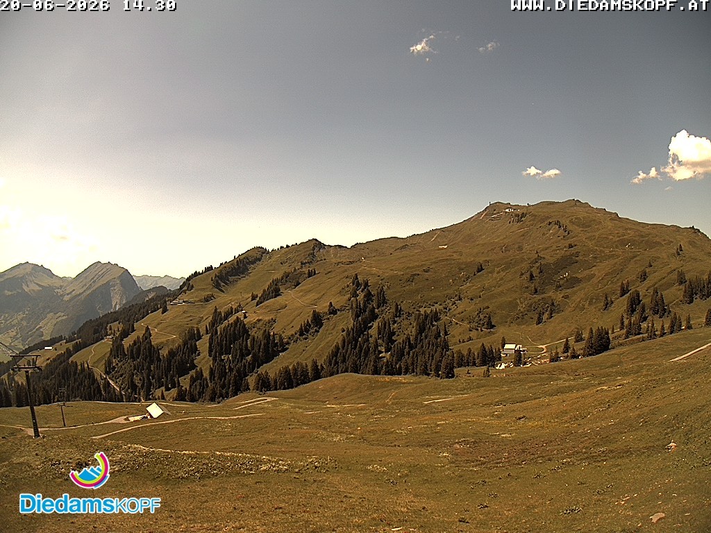 Archiv Foto Webcam Panorama Diedamskopf von der Breitenalpe