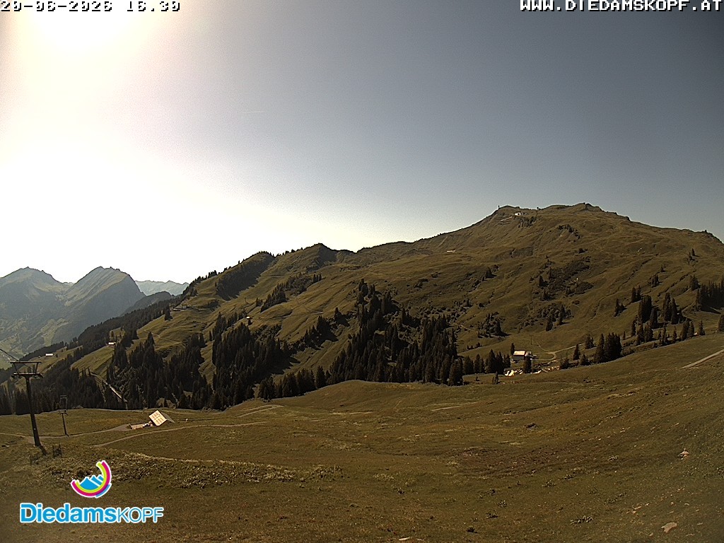 Archiv Foto Webcam Panorama Diedamskopf von der Breitenalpe