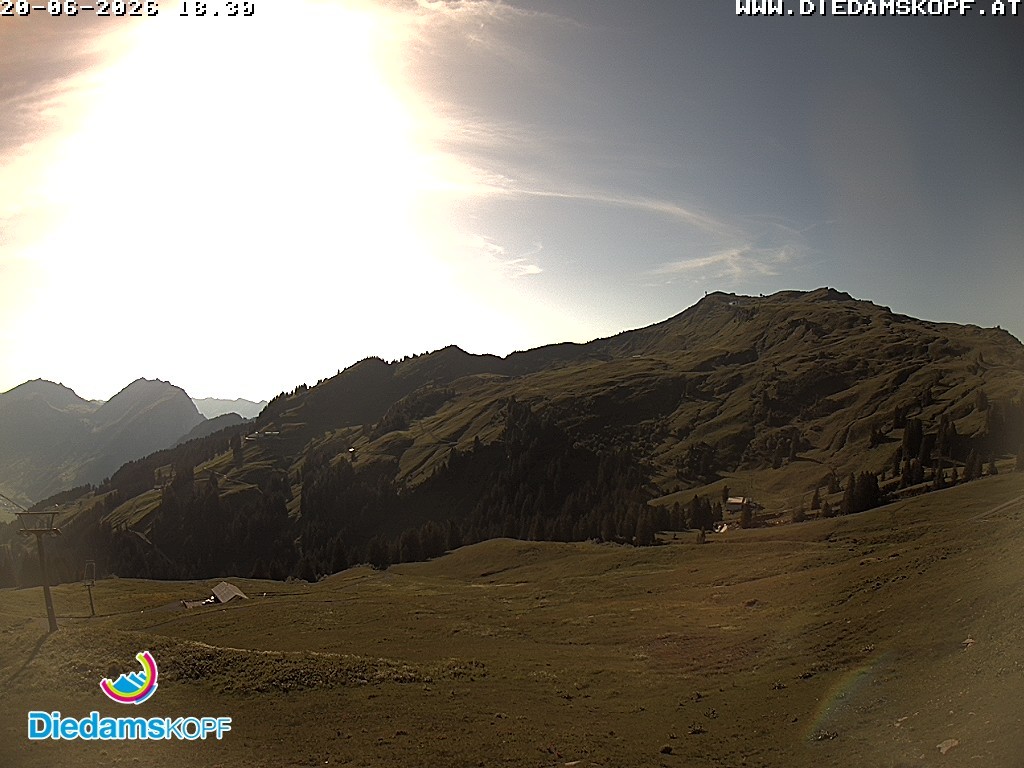 Archiv Foto Webcam Panorama Diedamskopf von der Breitenalpe
