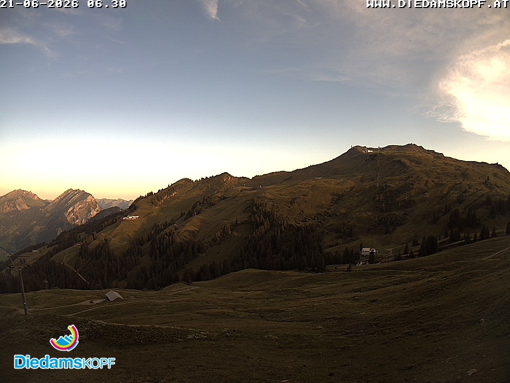 Archiv Foto Webcam Panorama Diedamskopf von der Breitenalpe