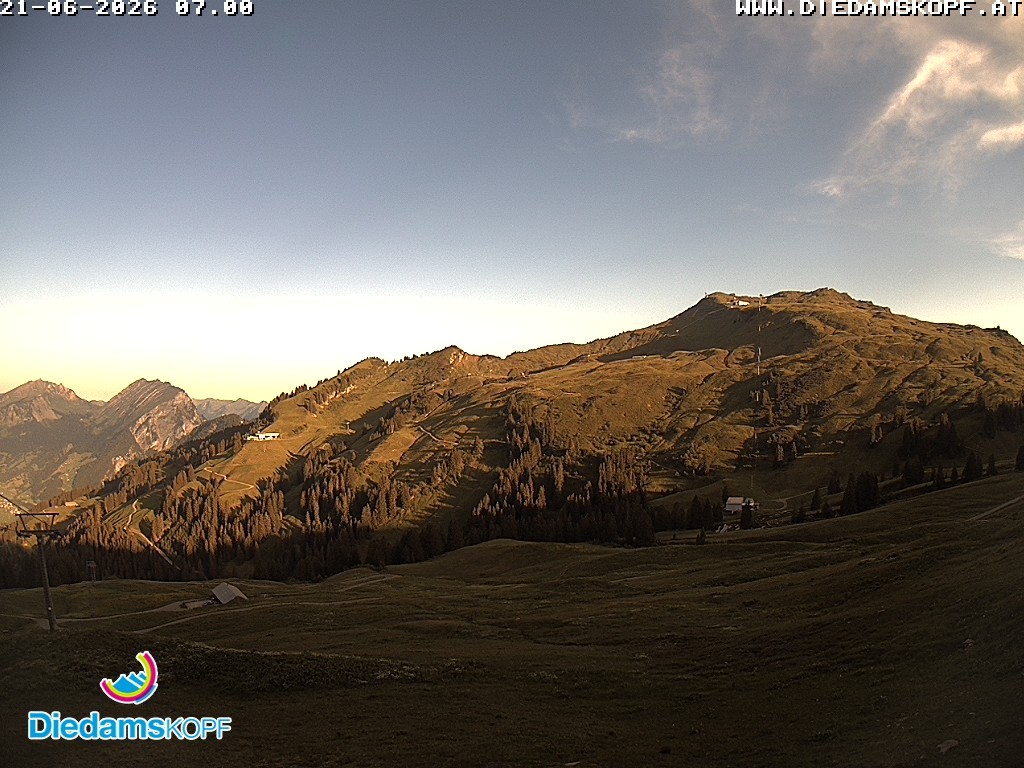 Archiv Foto Webcam Panorama Diedamskopf von der Breitenalpe