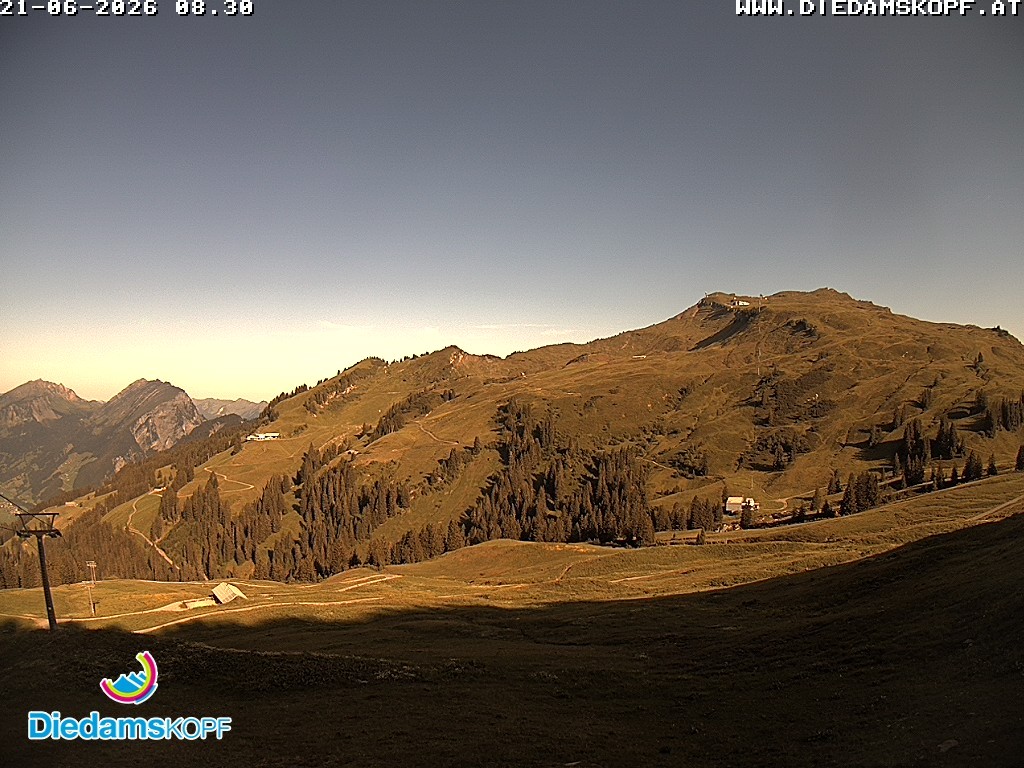 Archiv Foto Webcam Panorama Diedamskopf von der Breitenalpe