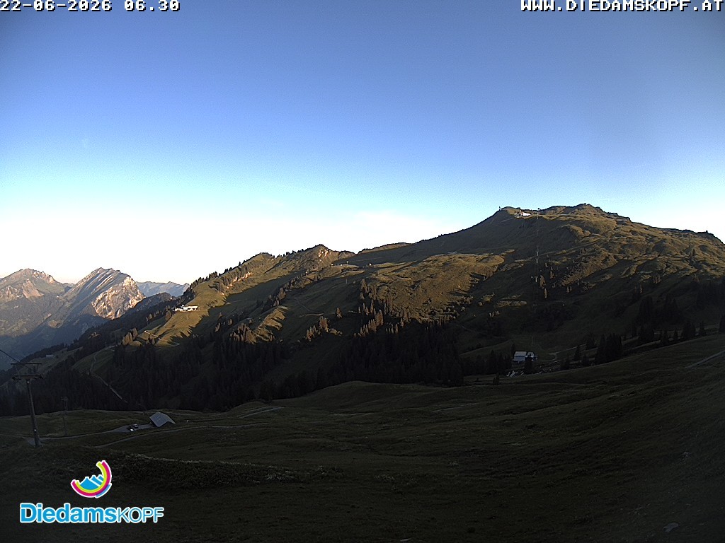 Archiv Foto Webcam Panorama Diedamskopf von der Breitenalpe