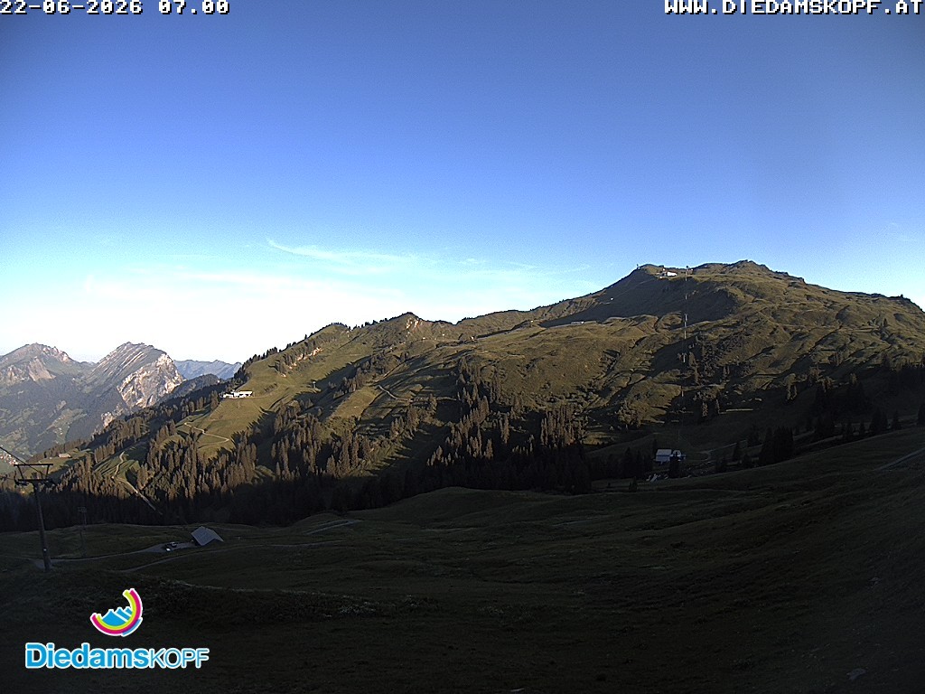 Archiv Foto Webcam Panorama Diedamskopf von der Breitenalpe