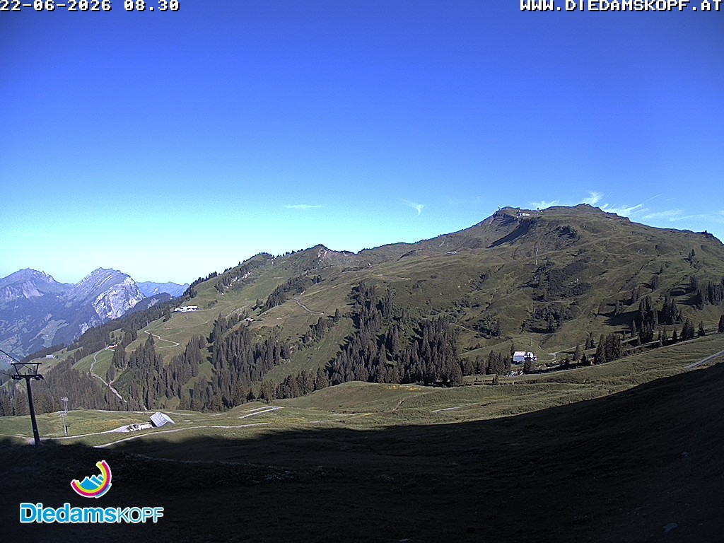 Archiv Foto Webcam Panorama Diedamskopf von der Breitenalpe