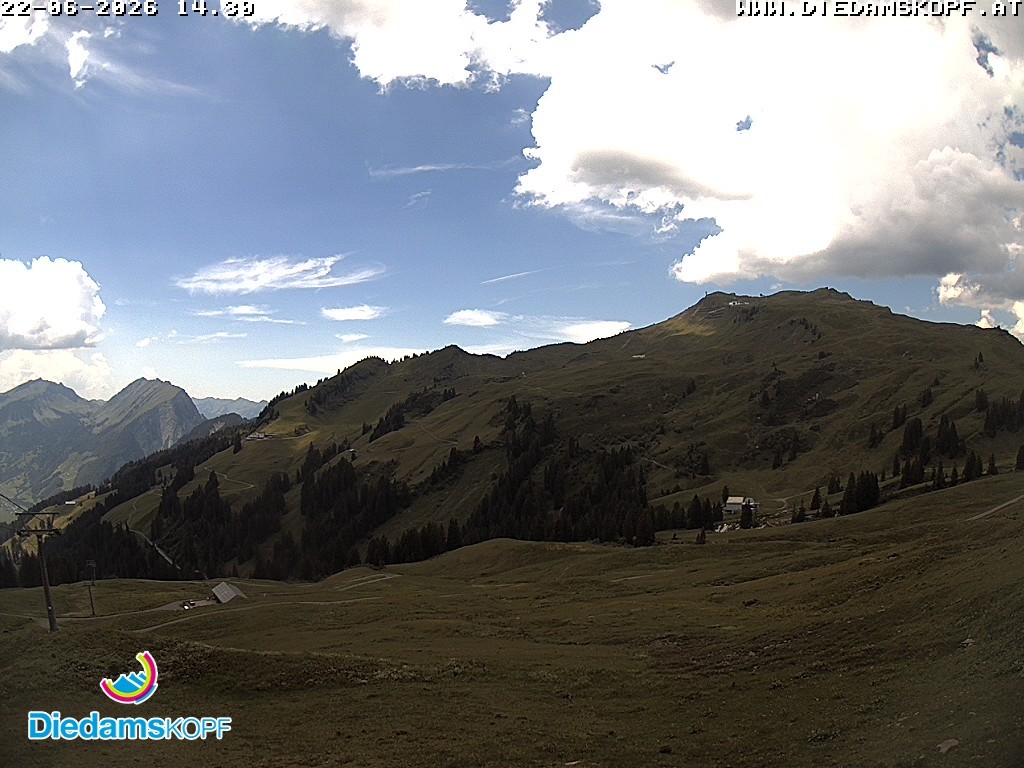 Archiv Foto Webcam Panorama Diedamskopf von der Breitenalpe