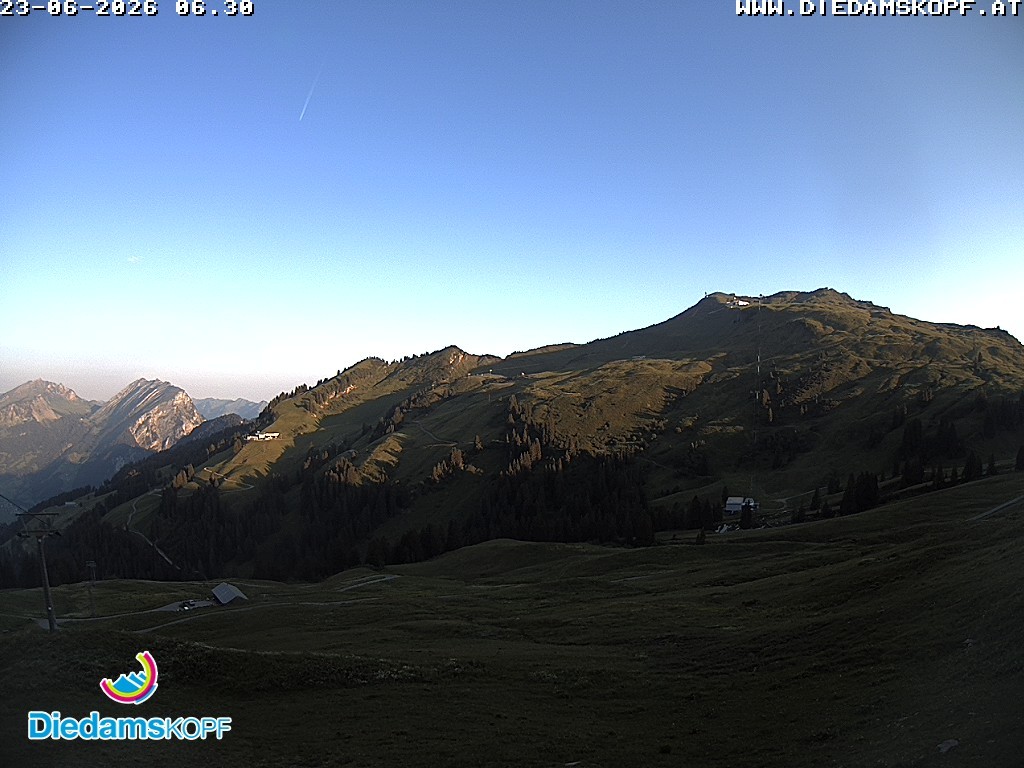 Archiv Foto Webcam Panorama Diedamskopf von der Breitenalpe