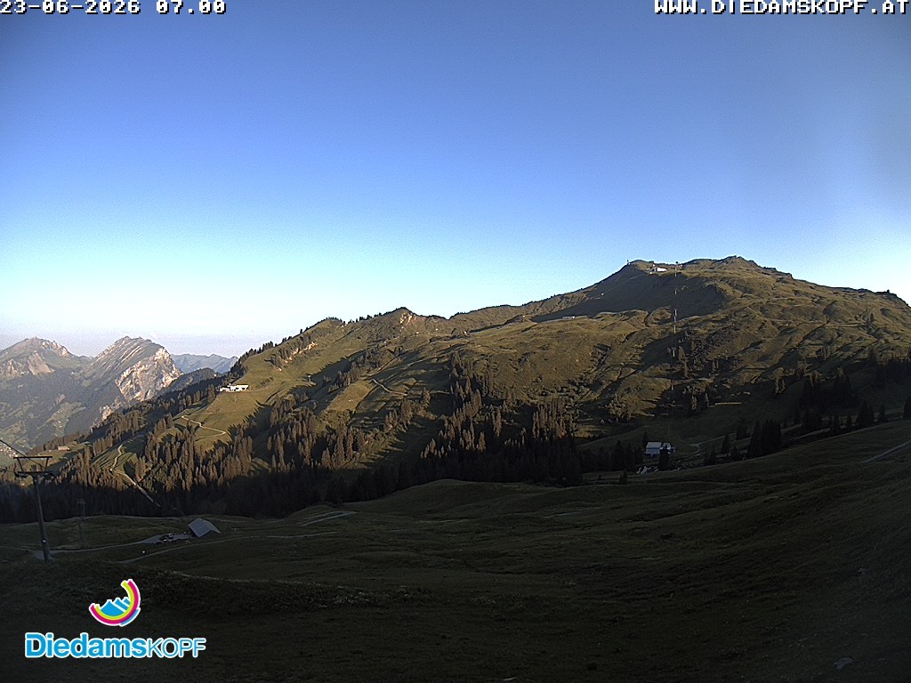 Archiv Foto Webcam Panorama Diedamskopf von der Breitenalpe