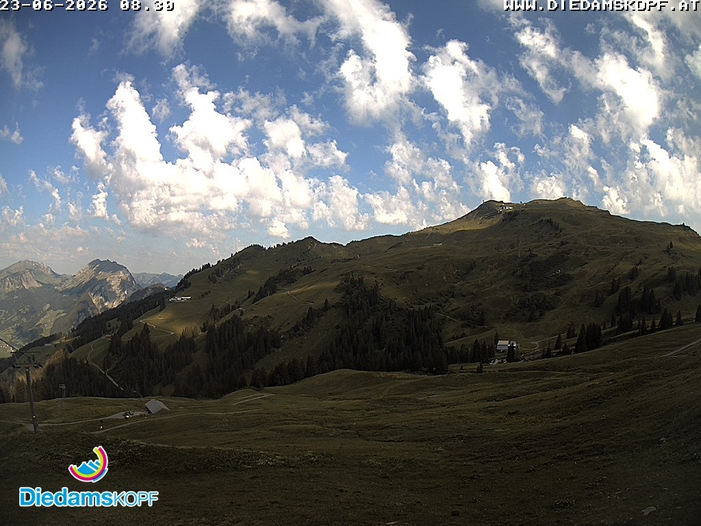 Archiv Foto Webcam Panorama Diedamskopf von der Breitenalpe