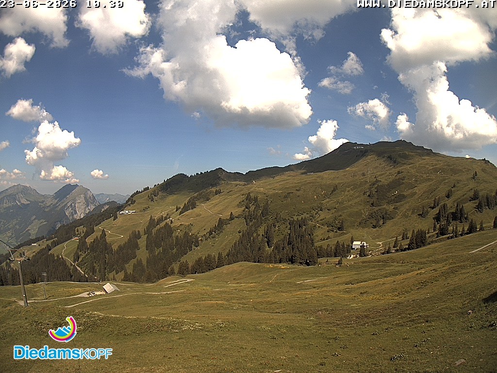 Archiv Foto Webcam Panorama Diedamskopf von der Breitenalpe