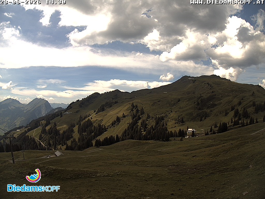 Archiv Foto Webcam Panorama Diedamskopf von der Breitenalpe