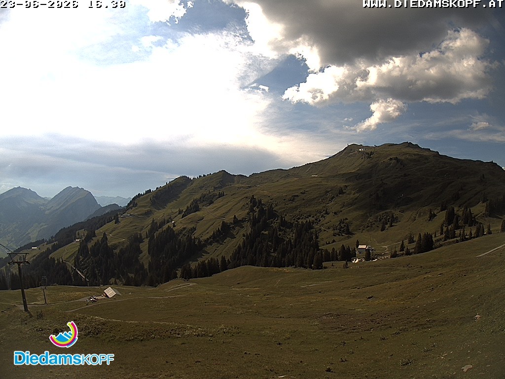 Archiv Foto Webcam Panorama Diedamskopf von der Breitenalpe