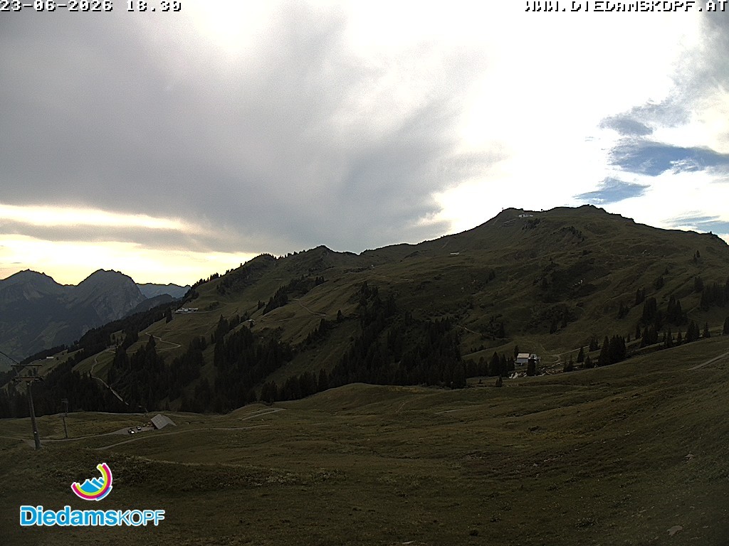 Archiv Foto Webcam Panorama Diedamskopf von der Breitenalpe