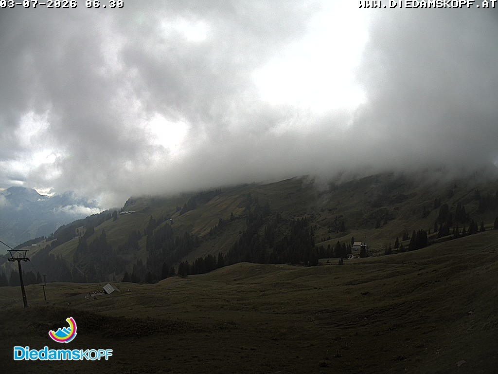 Archiv Foto Webcam Panorama Diedamskopf von der Breitenalpe