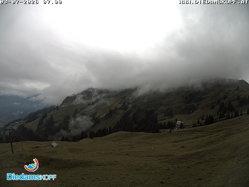 Archiv Foto Webcam Panorama Diedamskopf von der Breitenalpe