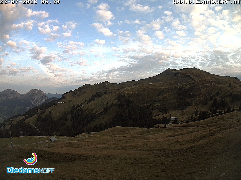 Archiv Foto Webcam Panorama Diedamskopf von der Breitenalpe