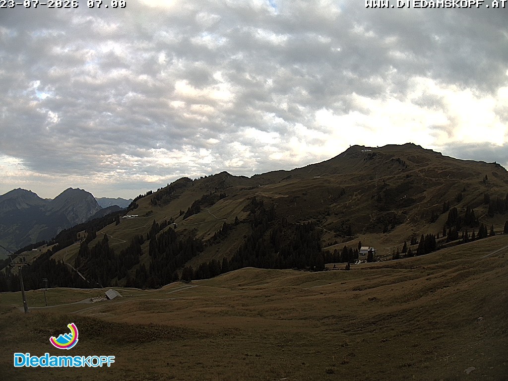 Archiv Foto Webcam Panorama Diedamskopf von der Breitenalpe