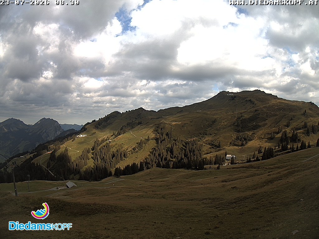 Archiv Foto Webcam Panorama Diedamskopf von der Breitenalpe