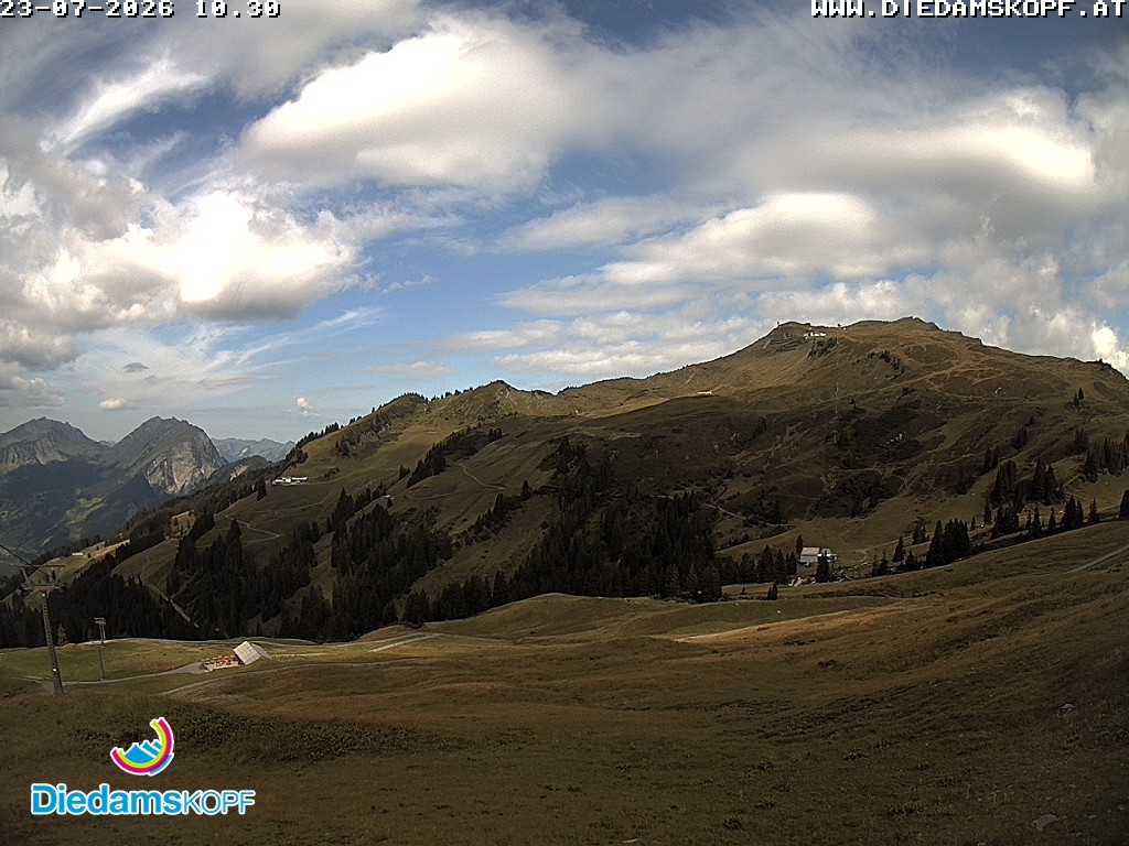Archiv Foto Webcam Panorama Diedamskopf von der Breitenalpe