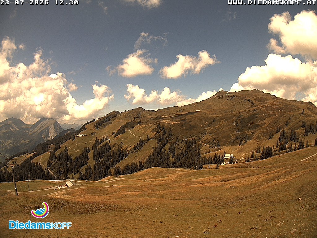 Archiv Foto Webcam Panorama Diedamskopf von der Breitenalpe
