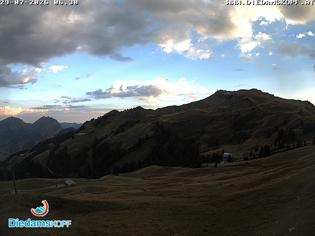 Archiv Foto Webcam Panorama Diedamskopf von der Breitenalpe