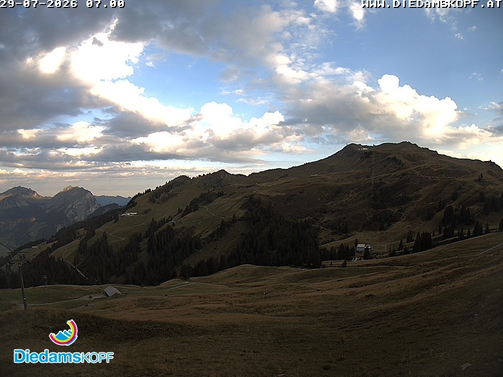 Archiv Foto Webcam Panorama Diedamskopf von der Breitenalpe