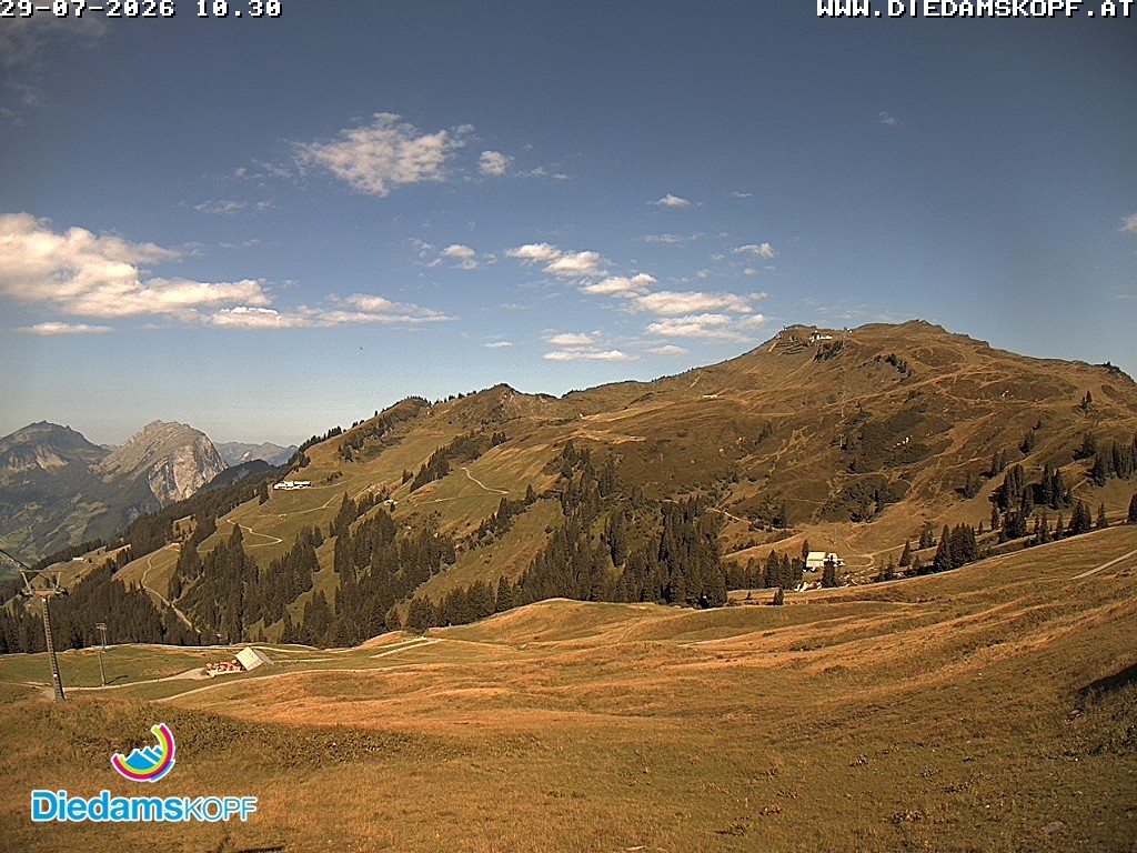 Archiv Foto Webcam Panorama Diedamskopf von der Breitenalpe