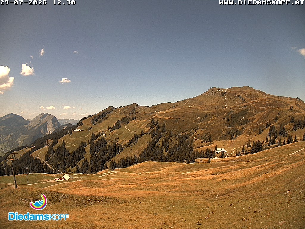 Archiv Foto Webcam Panorama Diedamskopf von der Breitenalpe