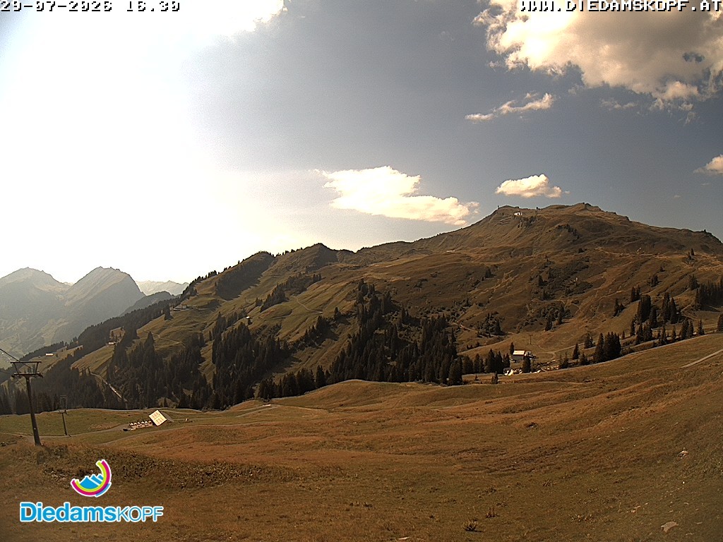 Archiv Foto Webcam Panorama Diedamskopf von der Breitenalpe