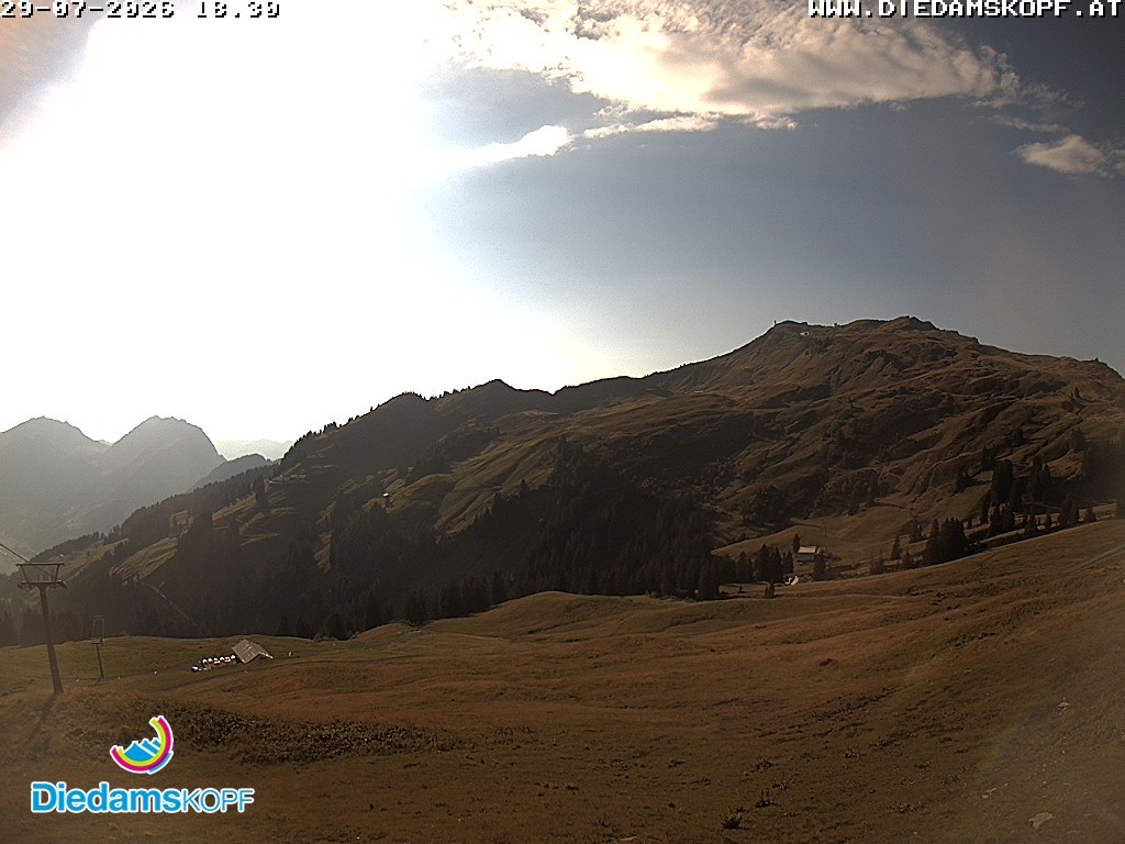 Archiv Foto Webcam Panorama Diedamskopf von der Breitenalpe
