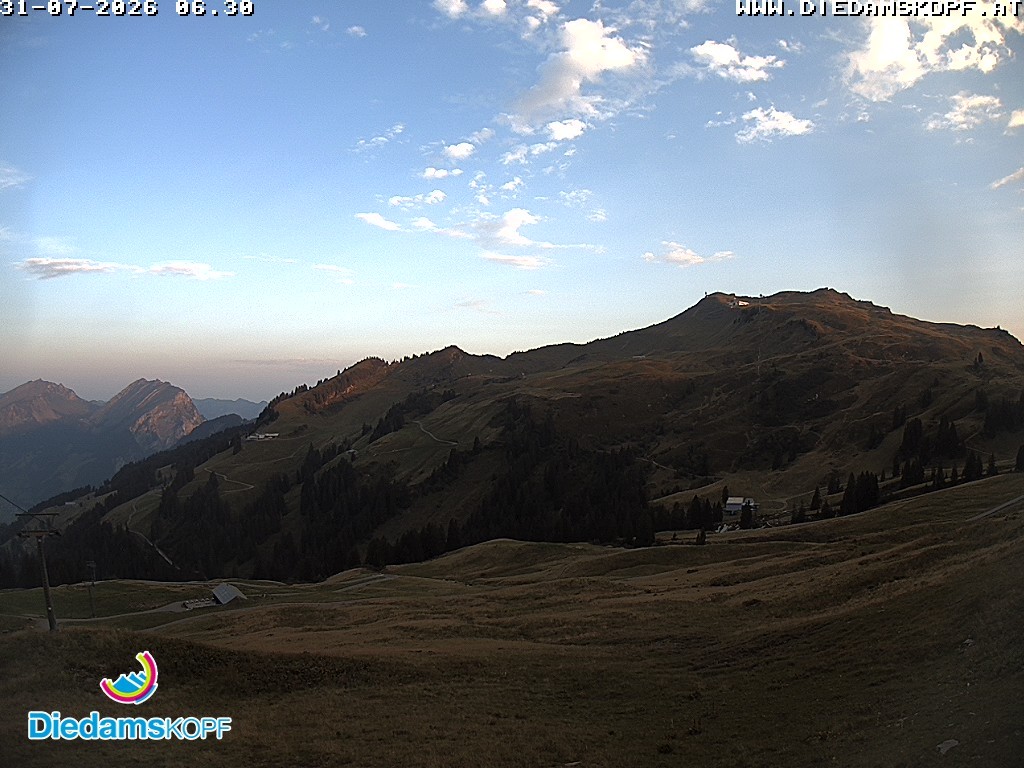 Archiv Foto Webcam Panorama Diedamskopf von der Breitenalpe