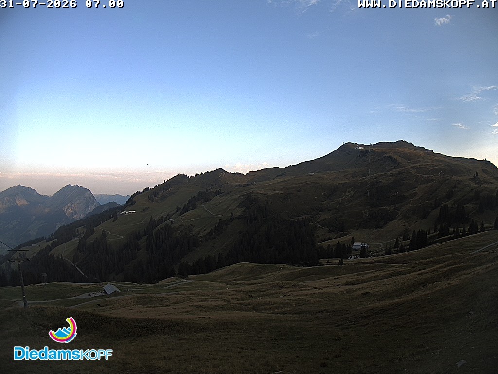 Archiv Foto Webcam Panorama Diedamskopf von der Breitenalpe