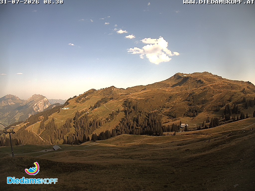 Archiv Foto Webcam Panorama Diedamskopf von der Breitenalpe