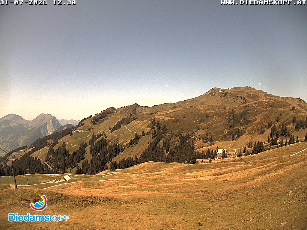 Archiv Foto Webcam Panorama Diedamskopf von der Breitenalpe