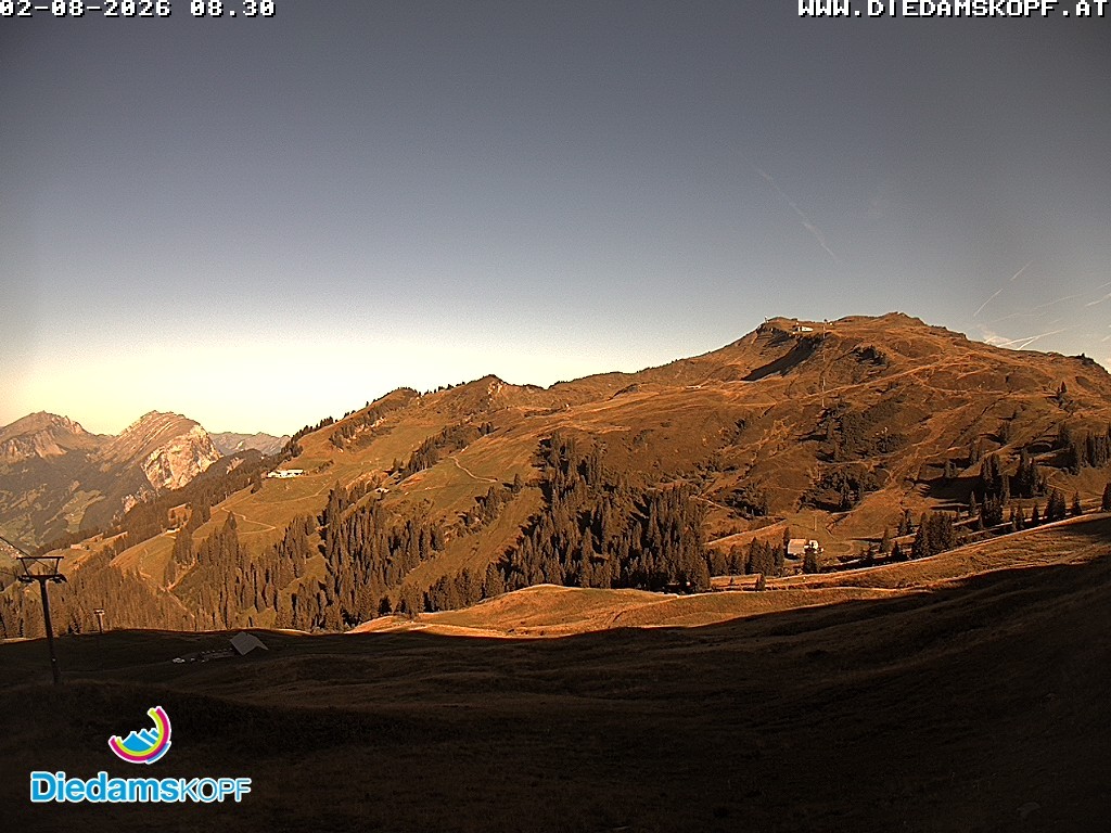 Archiv Foto Webcam Panorama Diedamskopf von der Breitenalpe