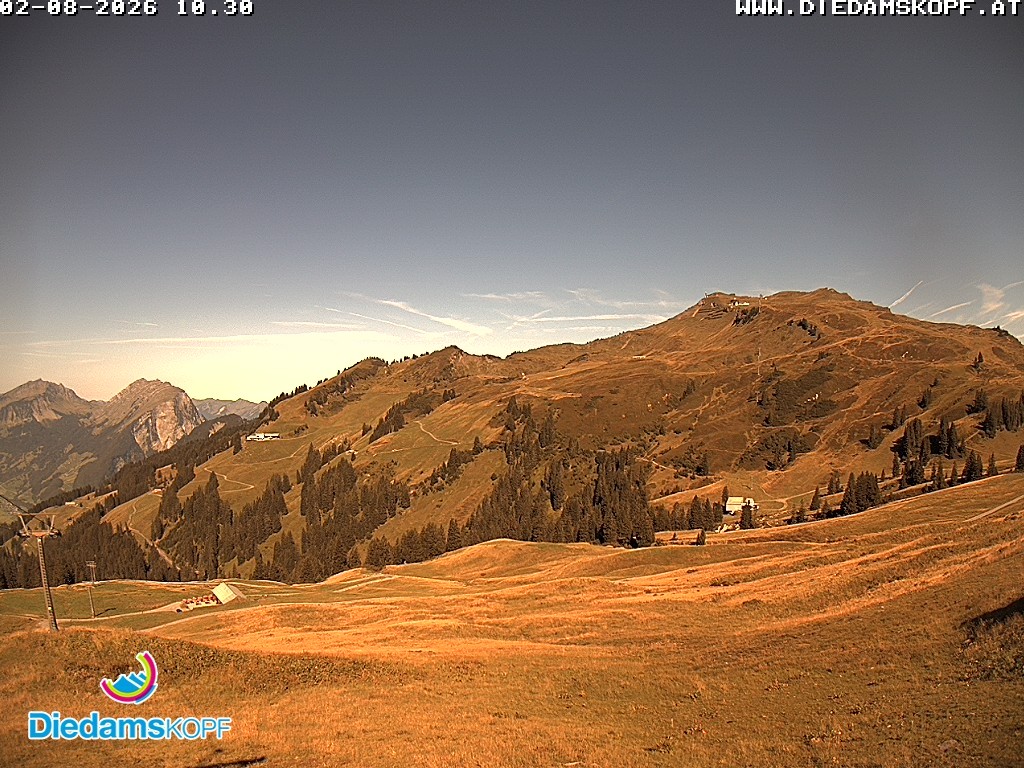 Archiv Foto Webcam Panorama Diedamskopf von der Breitenalpe