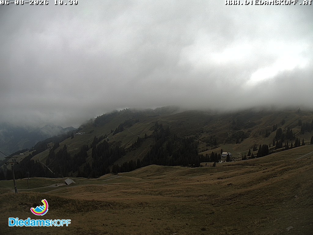 Archiv Foto Webcam Panorama Diedamskopf von der Breitenalpe