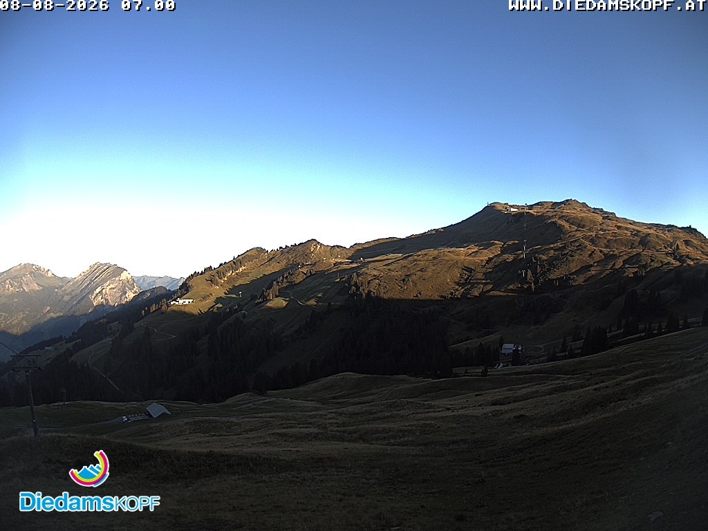 Archiv Foto Webcam Panorama Diedamskopf von der Breitenalpe
