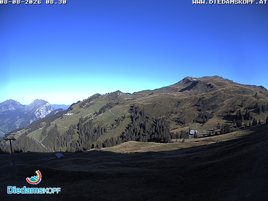 Archiv Foto Webcam Panorama Diedamskopf von der Breitenalpe