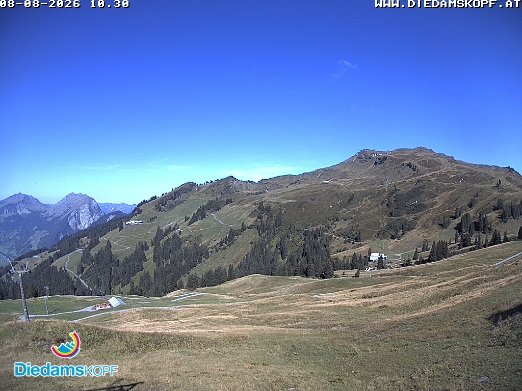 Archiv Foto Webcam Panorama Diedamskopf von der Breitenalpe
