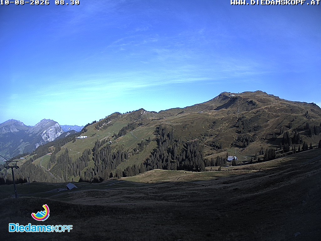 Archiv Foto Webcam Panorama Diedamskopf von der Breitenalpe