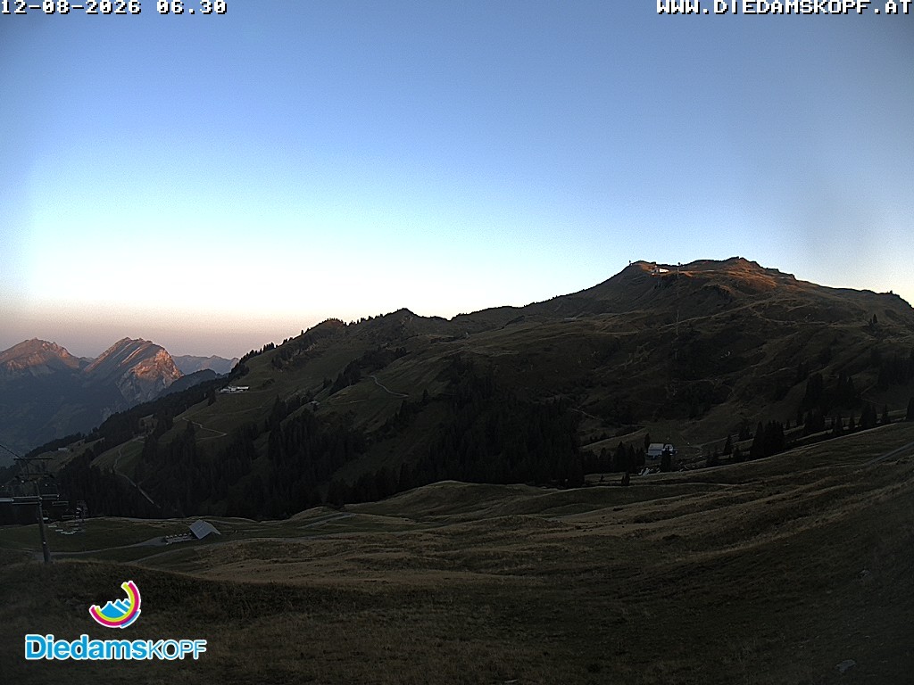 Archiv Foto Webcam Panorama Diedamskopf von der Breitenalpe