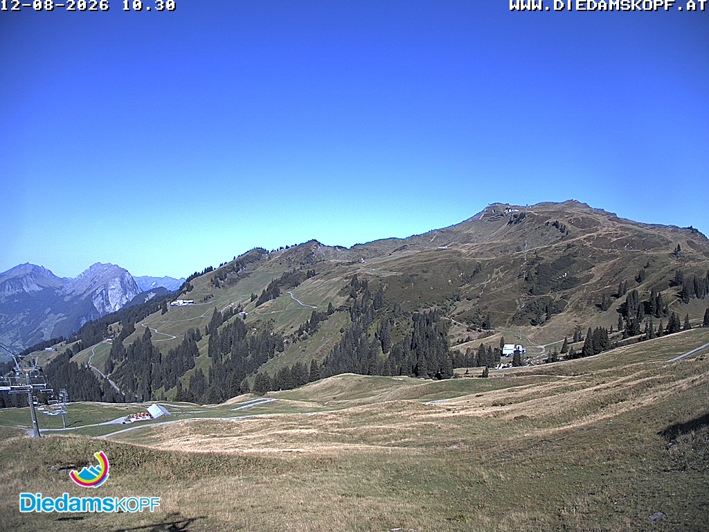 Archiv Foto Webcam Panorama Diedamskopf von der Breitenalpe