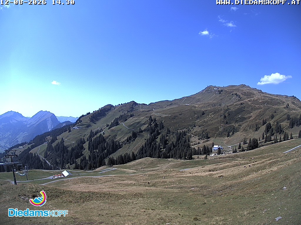 Archiv Foto Webcam Panorama Diedamskopf von der Breitenalpe