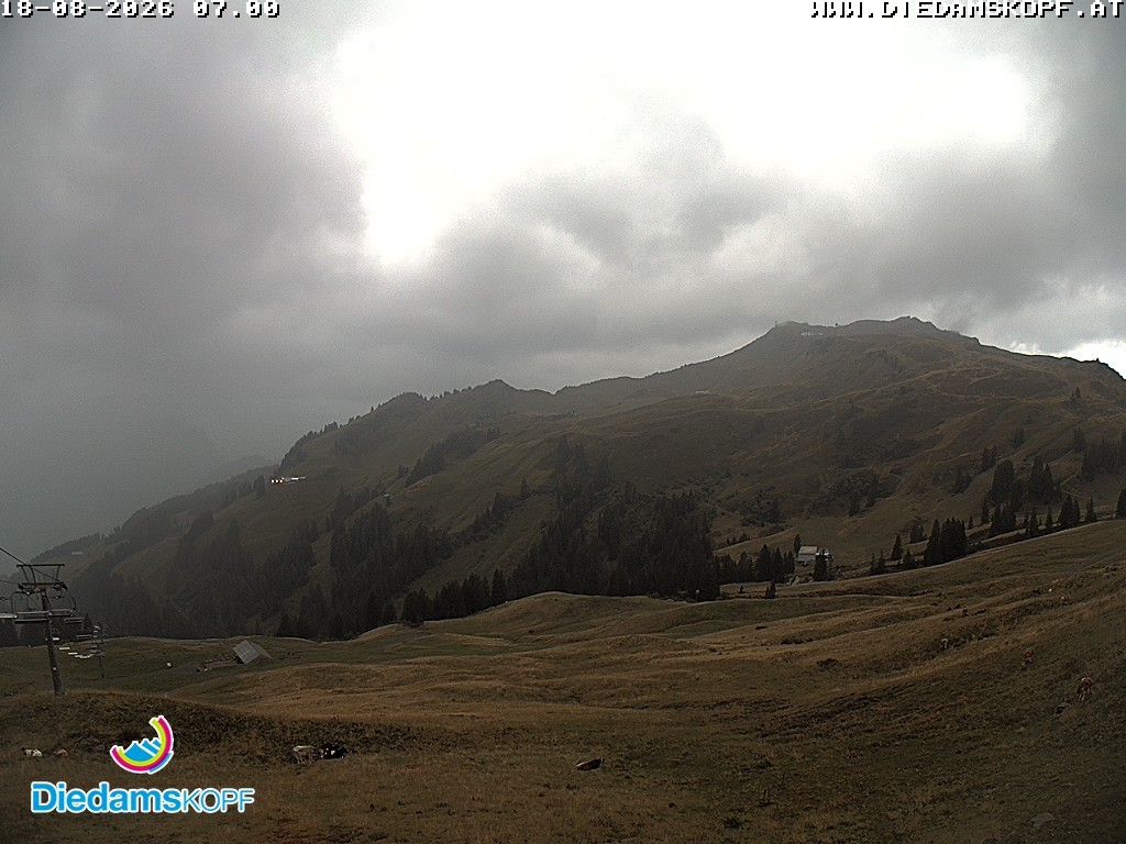 Archiv Foto Webcam Panorama Diedamskopf von der Breitenalpe