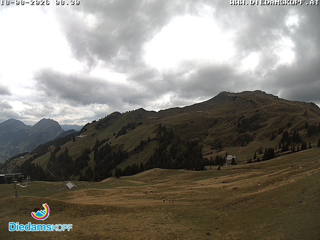 Archiv Foto Webcam Panorama Diedamskopf von der Breitenalpe