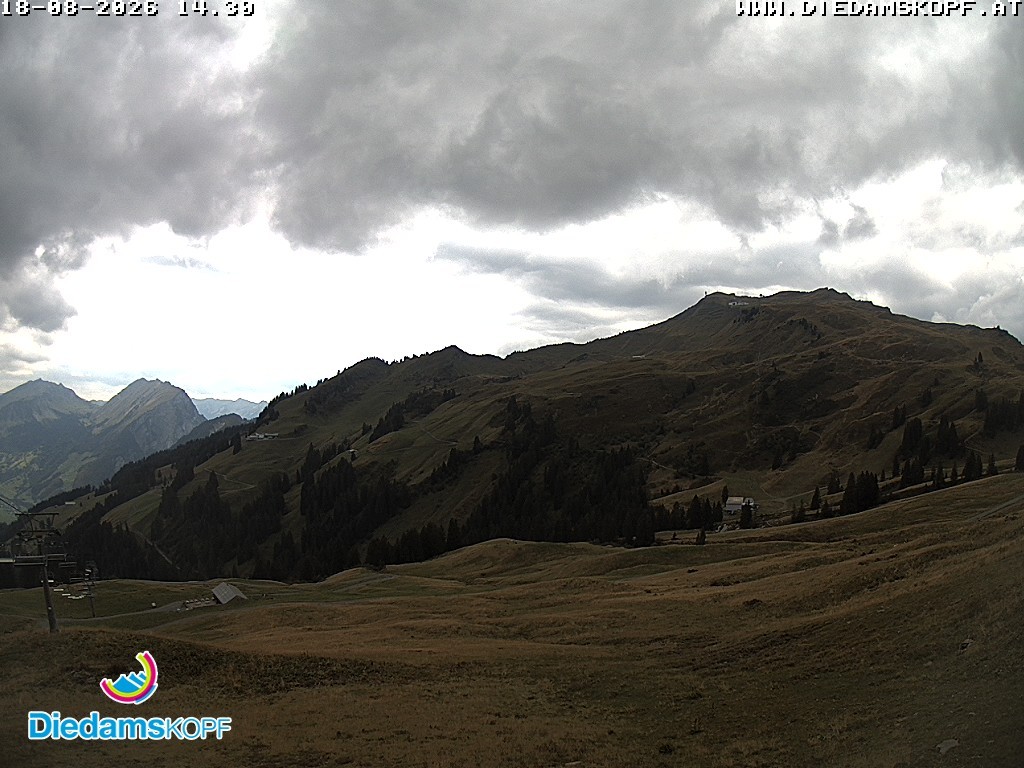 Archiv Foto Webcam Panorama Diedamskopf von der Breitenalpe