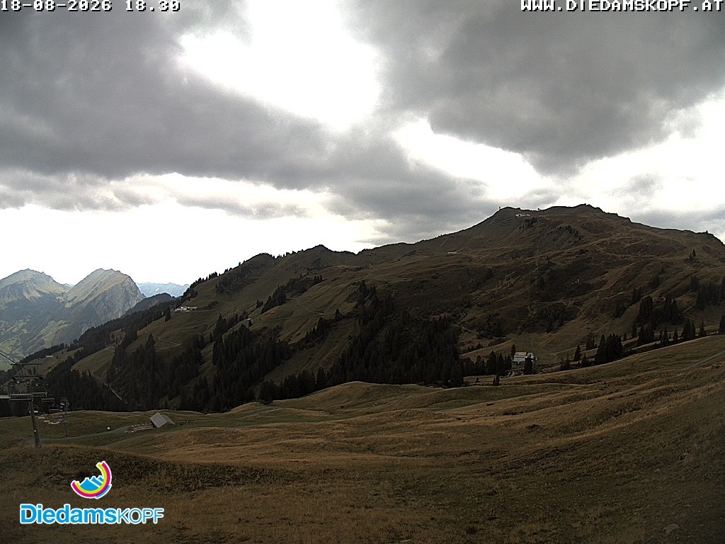 Archiv Foto Webcam Panorama Diedamskopf von der Breitenalpe